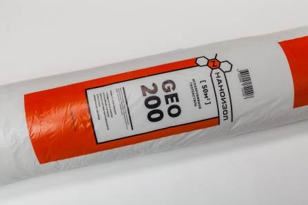 Геотекстиль Наноизол GEO 200 2х25м, 50 м2 