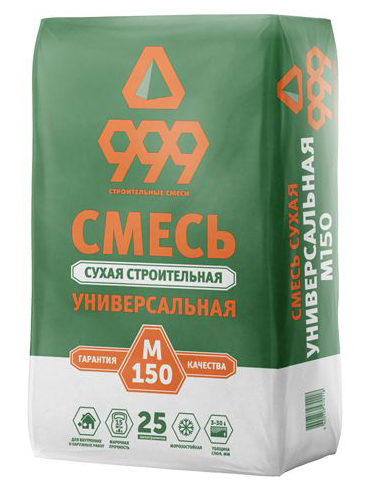 Смесь сухая кладочная М-150 999 25 кг 