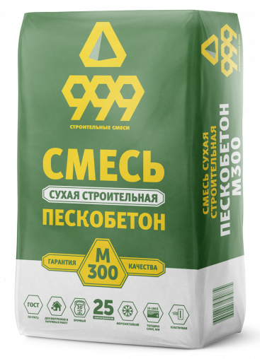 Пескобетон М-300 999 25 кг 
