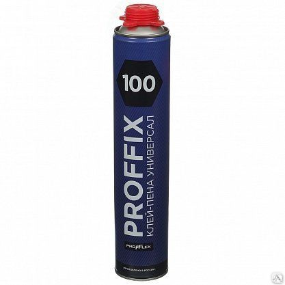 Клей-пена  "PROFFIX 100"  пенополиуретанов. универсальн. Profflex  850мл