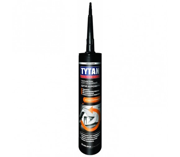 Герметик каучук TYTAN Professional ЧЕРНЫЙ