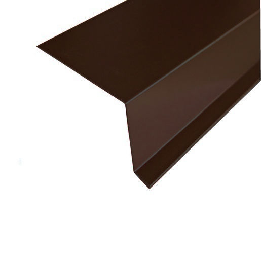Планка карнизная коричневая RAL8017 (2 м)