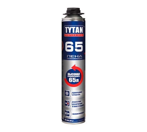 Пена профессиональная  TYTAN "65" летняя,  750мл