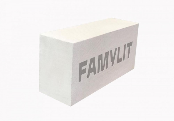 Блок газосиликатный ПОШТУЧНО Д-500 FAMYLIT 200х288х600 мм