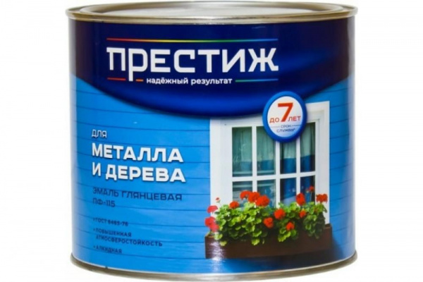 Эмаль Престиж  1,9 кг  голубая универсальная ПФ-115