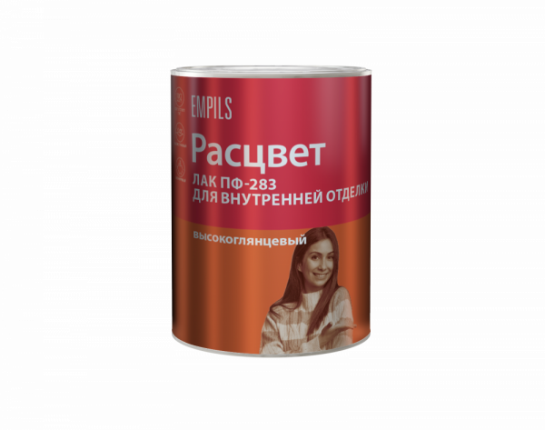 Лак алкидный для внутренних работ прозрачный РАСЦВЕТ, 1.9 кг глянцевый