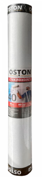    Стеклохолст 1х50м. (50 м.кв.) 40 гр/м.кв.