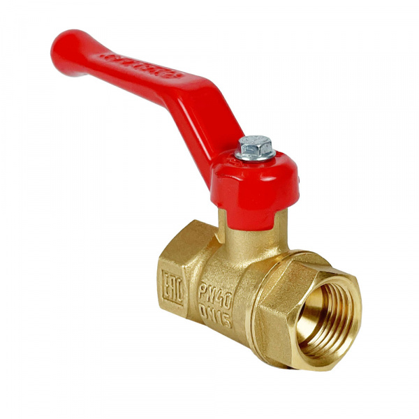 Кран шаровой VALFEX 3/4" внутренняя-внутренняя резьба ручка-РЫЧАГ, латунь