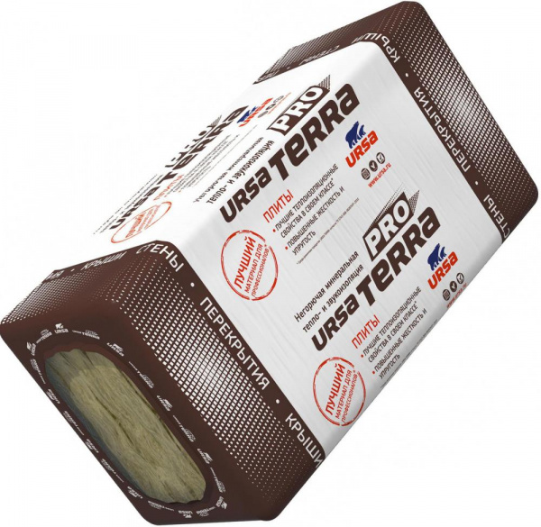 URSA TERRA PRO плита 100мм 1000х610х100 мм 2,44м.кв