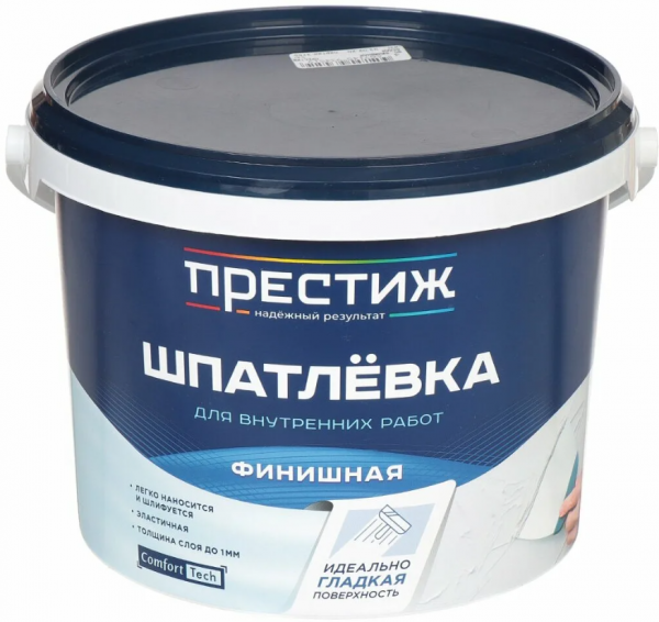  Шпатлевка ПРЕСТИЖ финишная для внутр. раб. 3 кг 