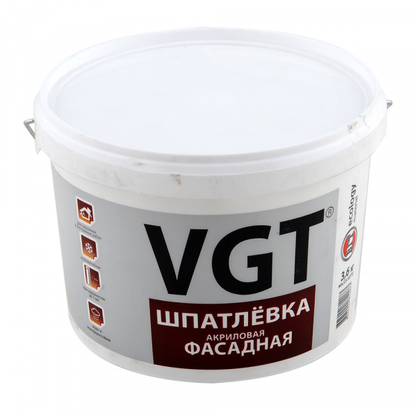 Шпатлевка готовая Универсальная (фасадная) VGT 18 кг
